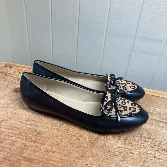 Ellen Tracy Flats Leopard Print Women's 8.5 - Picture 1 of 7